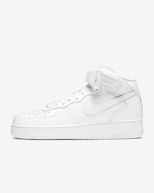 Adidasi Triple White 1 mid